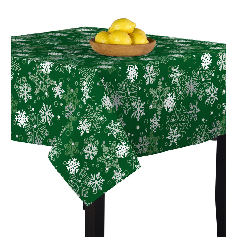 Sisler Geometric Square Christmas Tablecloth, 54" x 54"