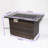 Outdoor Fire Pit Table, Propane Fire Table With Ceramic Tabletop