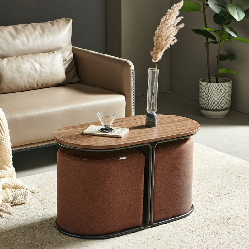 Table basse 30,7 po Mira, Brown