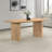 Wood Dining Table with Double Pedestal Base-33071297