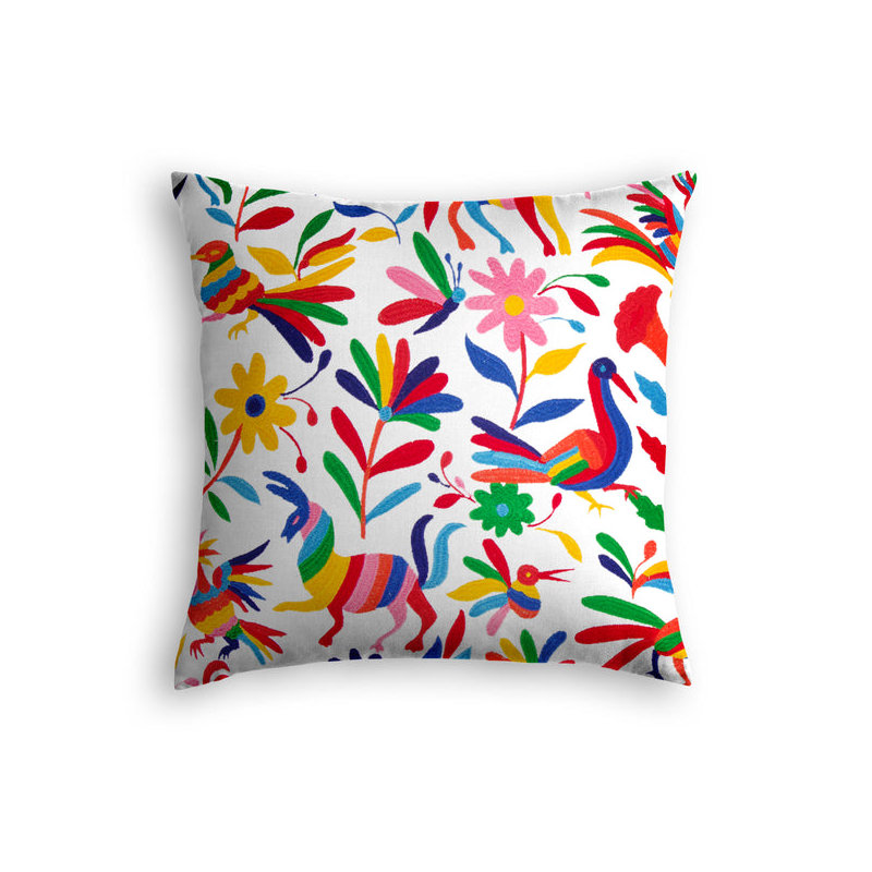 Taie décorative 100% coton Floral, Euro