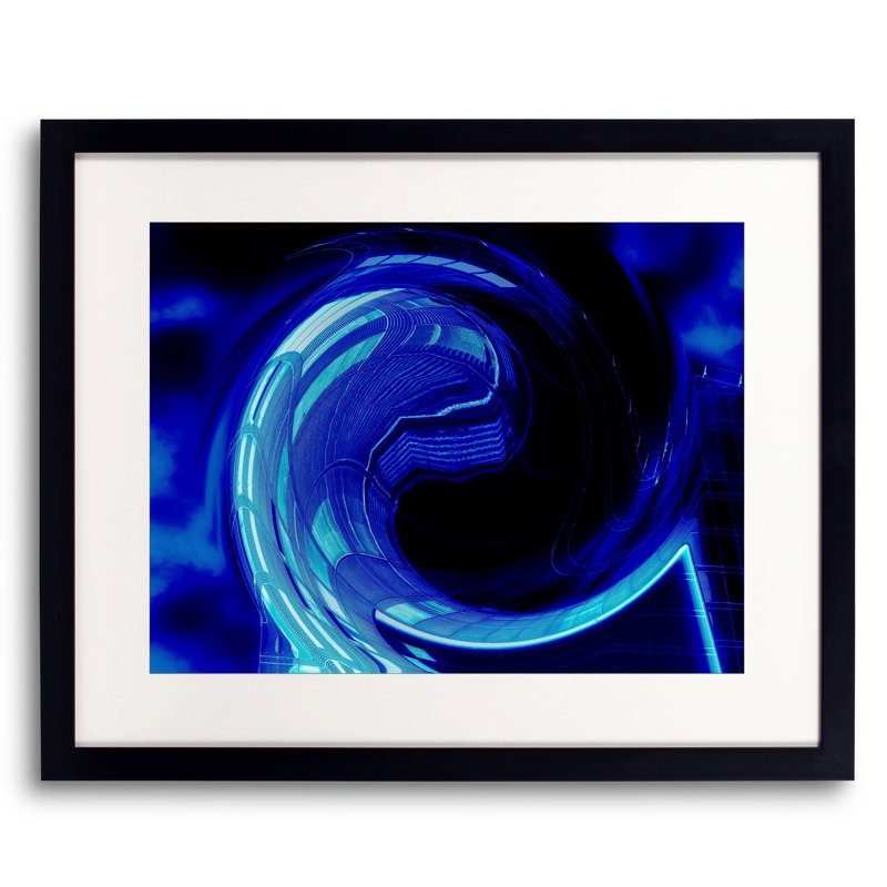 «Windy Night» par Kevin Quinn - impression encadrée sur papier, H 24 po x l 32 po