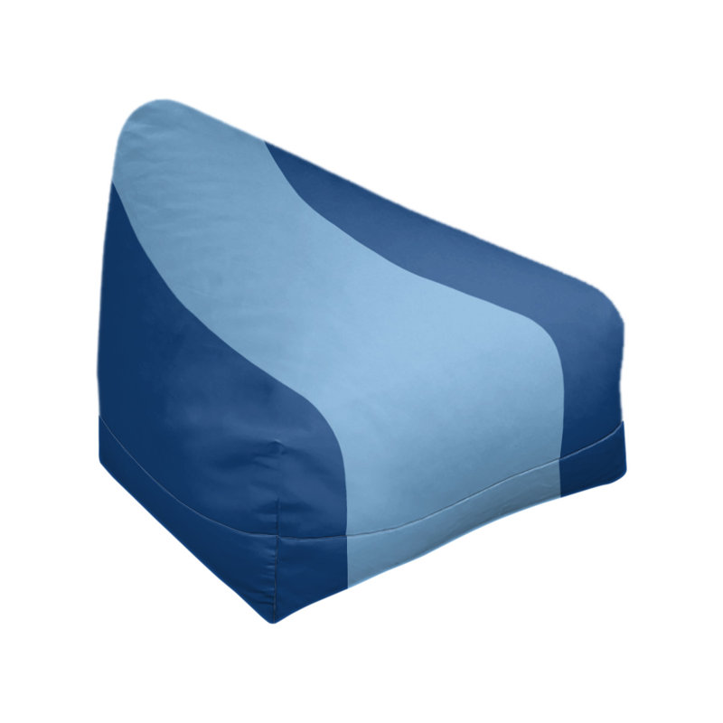 Housse de sac de pois standard Kansas City, Bleu royal / bleu poudre / bleu royal