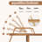2 Pcs Outdoor Chaise Lounge With Adjustable 5-position Backrest Solid Wood Frame-354203448