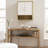 White And Natural Wood Double - Door Bathroom Wall Cabinet With Wavy Doors, Adjustable Shelf, Bottom Quick Installation For Minimalist Decor Design, Effortless Setup Organization