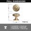 Emballage multiple de bouton de champignon 1,27 po de diamètre-110819018