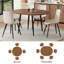 Ensemble de table de salle à manger extensible de 42 à 54 po avec chaises rembourrées confortables-115748079-117258344