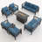 9 - Person Patio Conversation Set with Cushions-100749455-100749456