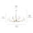 14 - Light Steel Dimmable Classic / Traditional Chandelier-1949467363