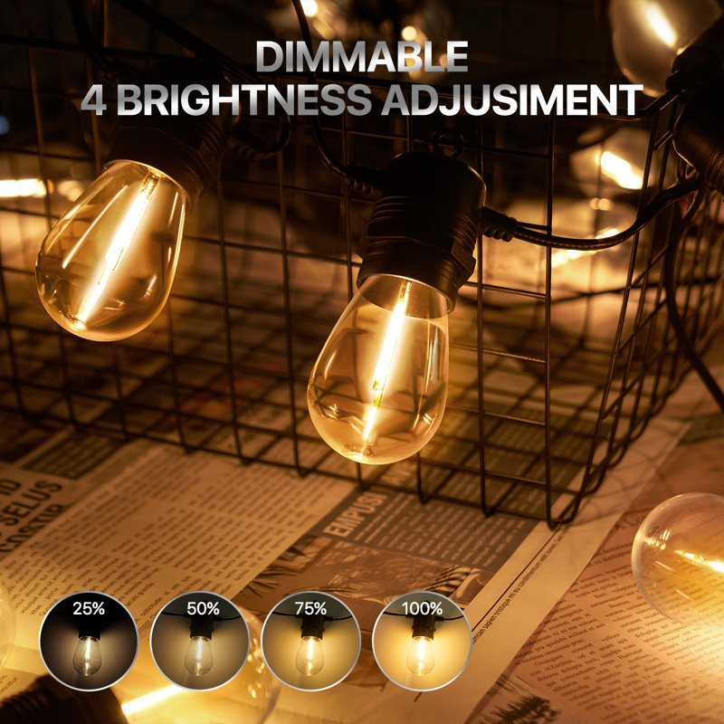 72 Ft. Outdoor 26 Bulb Standard String Light (can Be Connected End-to-end)