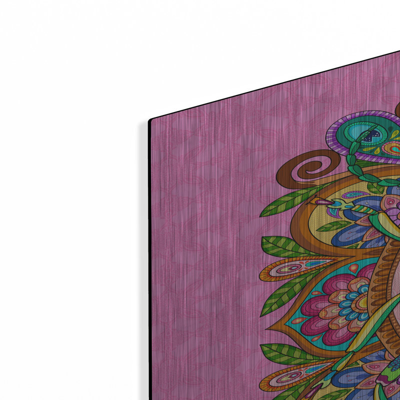 Art mural en métal Lark Manor ™ «The Beetle» par Hello Angel