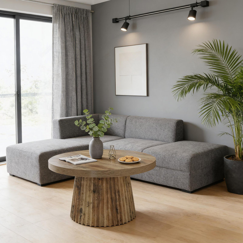 Table ronde ronde, table basse, centre de table circulaire