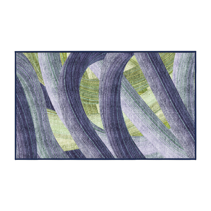 Picar Washable Abstract Indoor Rug, Rectangle 5' x 8'