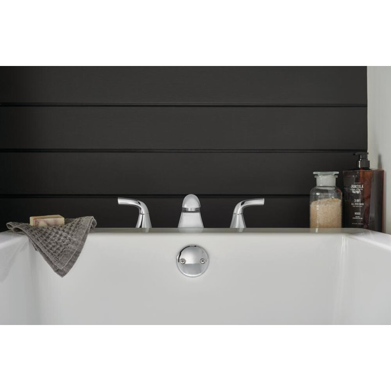Ensemble de garniture de baignoire romaine, Chrome