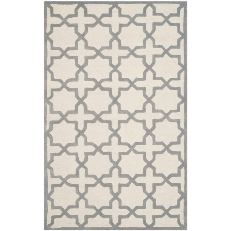 Cannen Hand Tufted Wool Geometric Rug