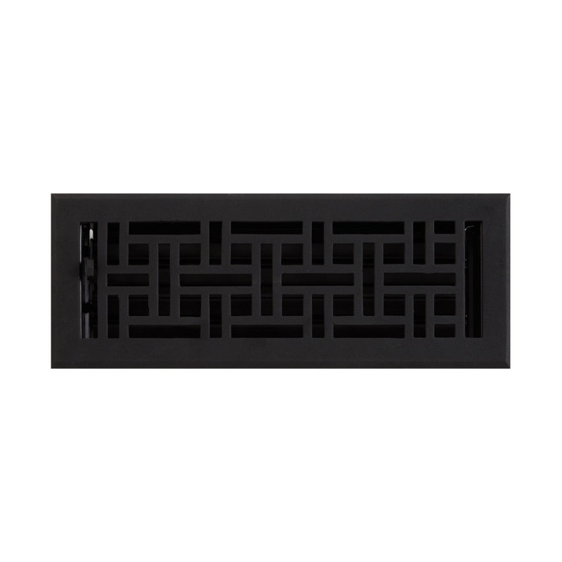 Cast Iron Floor Register, 3" H x 4" W x 12" L