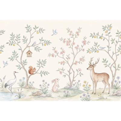 Papier peint animaux fantaisistes Woodland