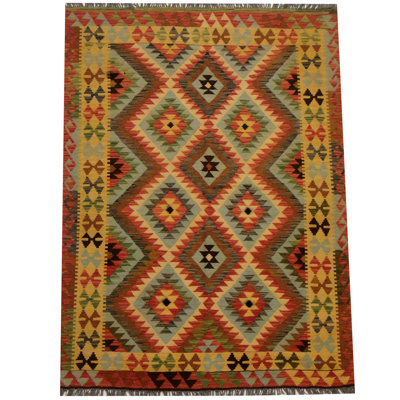 Azpeitia Wool Southwestern Indoor Rug