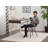 Charry Metal Base Writing Desk-1002818127