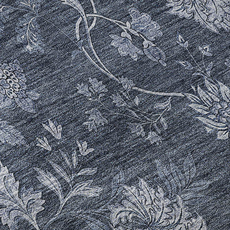 Premium Machine Washable Prisco Blue Rug, Rectangle 10' x 14'