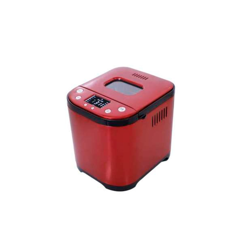 Chef culinaire, machine à pain, 15 programmes, acier inoxydable, Rouge