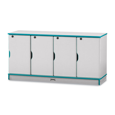 Rainbow Accents Stacking Lockable Lockers