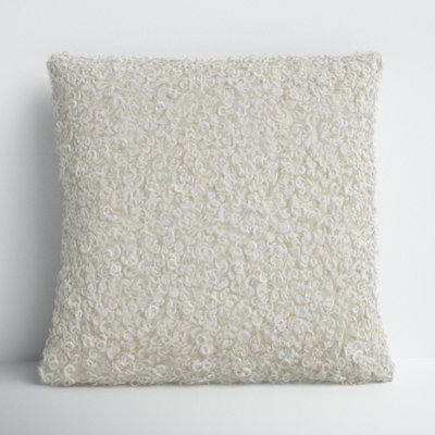 Heijo Faux Lamb Fur Pillow, Cover Only