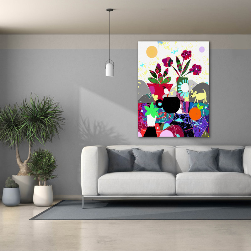 «Mountain Morning» par Holly McGee, art mural sur toile, H 16 po x l 12 po x P 0,75 po