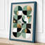 Harmony Grid Geometric - Wrapped Canvas-1221513347-1221513357