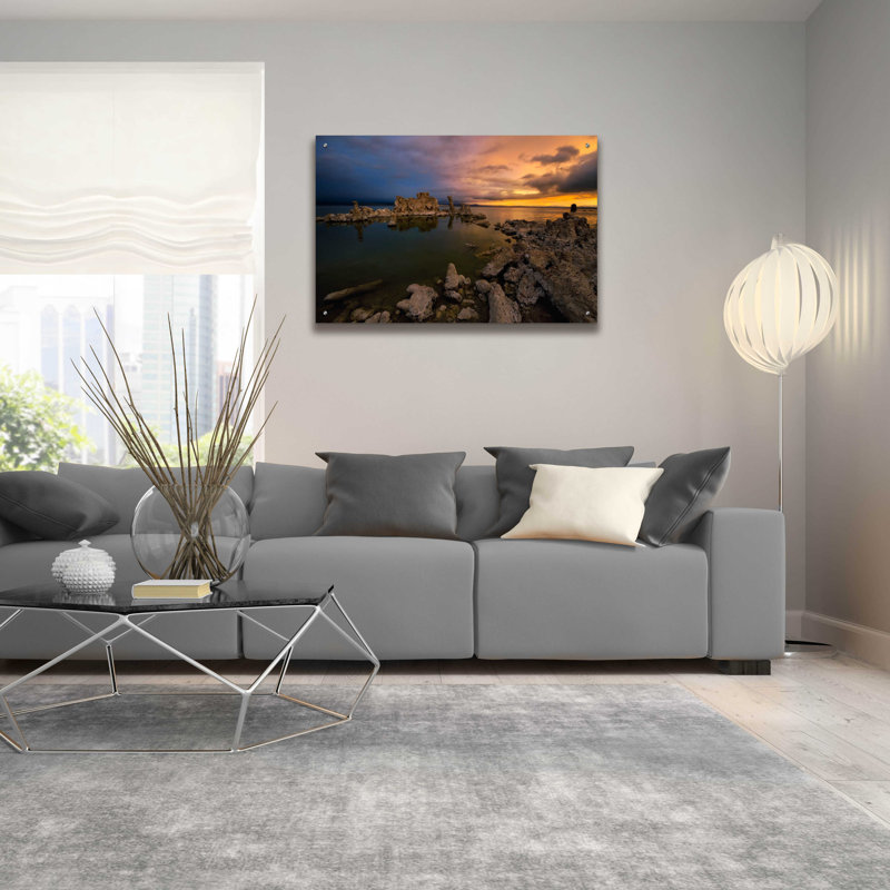 «Transition» par Natalie Mikaels, art mural en verre acrylique, H 24 po x l 36 po x P 0,2 po