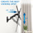 Mount-It! Full Motion Tv Wall Mount With Gas Spring Arm, Fits 23 - 55 In. Screens