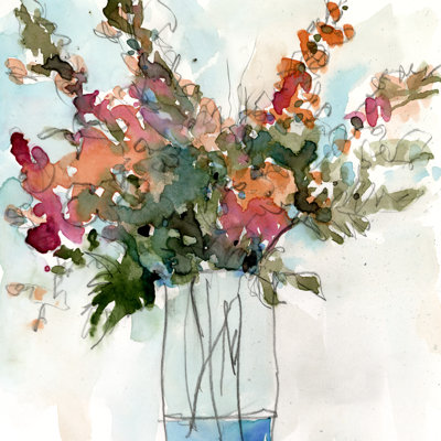 Water Garden Still Life I by Samuel Dixon - Wrapped Canvas Painting