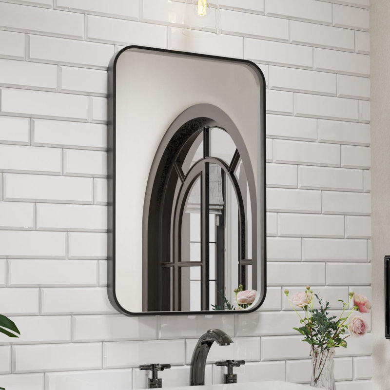 Miroir de salle de bain mural 24 po x l 36 po H, Rectangle, 36" x 24"
