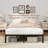 Metal Platform Bed Frame-2087455270-2087455268
