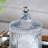 D4x6"Ancell Lidded Glass Jar