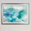 « bleu marbré », reproduction de peinture acrylique encadrée-33961341-31992649