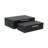 Lusan Rectangular Decorative Box Set - Black Faux Snakeskin-1678943985