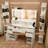 Modern Chic Vanity Table With Adjustable Lighting