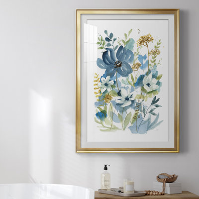 Wild Medley I, reproduction encadrée de qualité supérieure - prête à être accrochée
