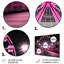 Pink Ferris Wheel Merrygoround Magic I - Architecture Metal Wall Art Prints-600587590