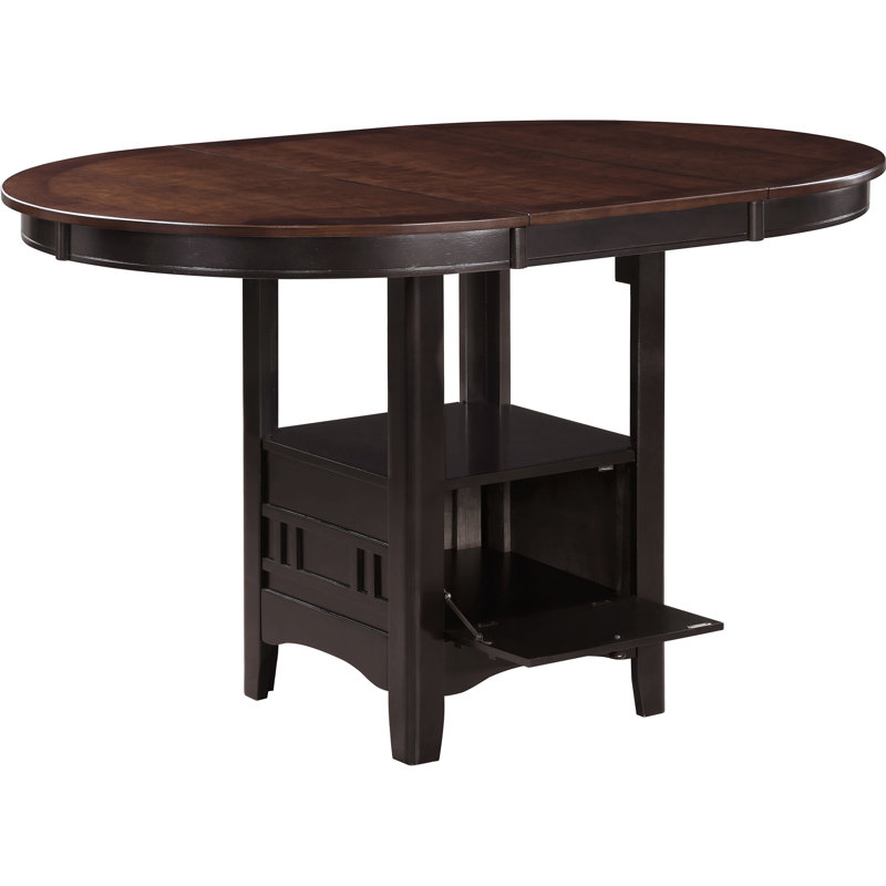 Table de salle à manger avec abat-jour en châtaignier, finition chaleureuse, base, mélange classique - contemporain, structure, mélange moderne, pour la décoration