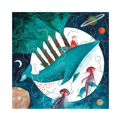 Renard et baleine IV - impression