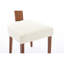 Ensemble de 2 chaises de salle à manger sans accoudoirs en lin beige, dossier incurvé et assise rembourrée de mousse, pieds en bois massif, idéales pour une pièce moderne et ergonomique. Poids : 7 kg par chaise. Utilisation intérieure uniquement.