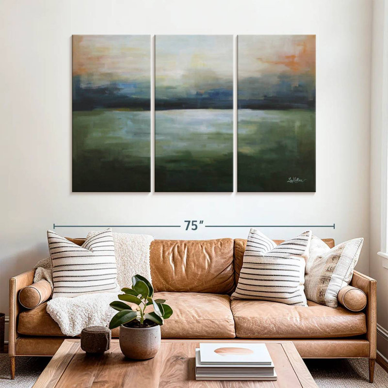Avery Abstract Lake James, 42" H x 65" W