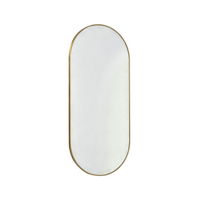 Pimlico Oval Aluminum Mirror