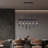 6 - Light Matte Black Kitchen Island Pendant