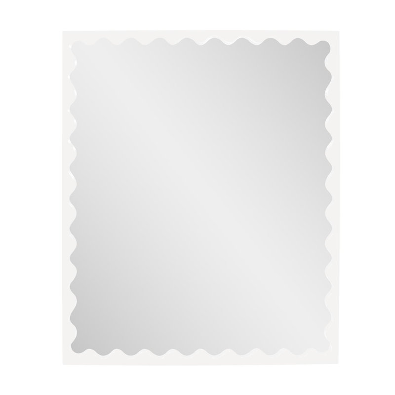 Ailee Rectangle Mirror, White