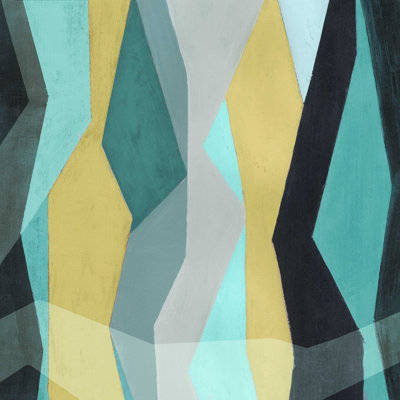 " Color Block Pattern I " by Grace Popp Painting Print