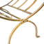 Linear Log Basket Brass H48.5Cm