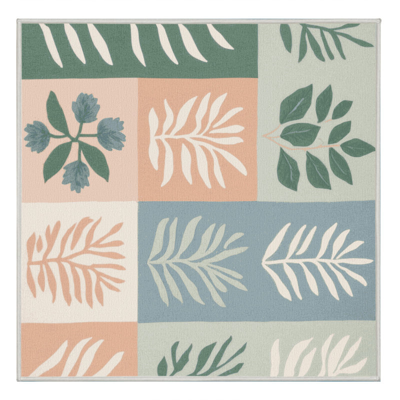 Botanical Breeze Rug, Square 6'
